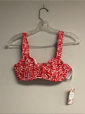 Cupshe Floral Printed Tag with Pink, Orange & Cream Accents